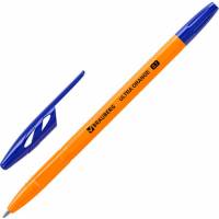 Шариковая ручка BRAUBERG Ultra Orange синяя, узел 0,7 мм 143562