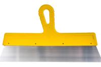 Фасадный шпатель (350 мм, нержавеющая сталь, желтая ручка) Biber МАСТЕР 35178 тов-176005
