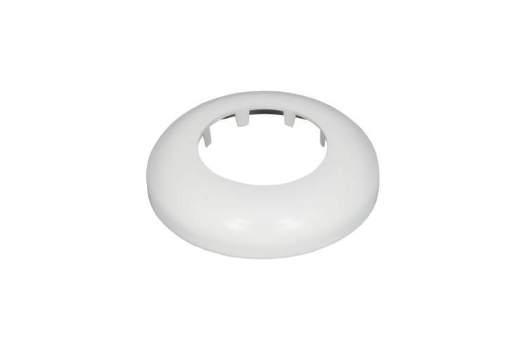 Декоративная чашка отражатель для сифонов MasterProf 73х40х15мм, пластик, белая ИС.131239
