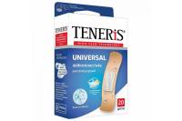Набор пластырей 20шт UNIVERSAL универсальный на полимерной основе бактерицидный с ионами TENERIS 630289