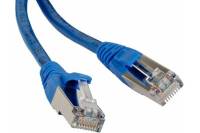 Патч-корд LANMASTER RJ45 - RJ45, 4 пары, FTP, категория 6, 3 м, синий LAN-PC45/S6-3.0-BL
