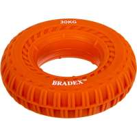 Кистевой эспандер BRADEX 30 кг, круглый с протектором, оранжевый SF 0568