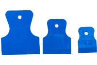Набор резиновых шпателей КЕДР синие, 3 шт., 40-60-80мм 139-0006 134982