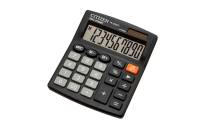 Настольный калькулятор Citizen 10 разрядов, двойное питание, 102х124х25 мм, черный SDC-810NR