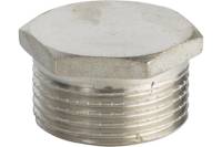 Заглушка СВК никелированная латунь, НР 1 SVK-LT2580