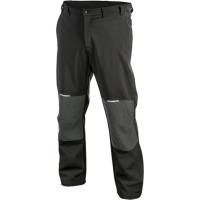 Рабочие штаны с мягкими вставками HOEGERT TECHNIK ELDE темно-синие, комплект с курткой, р. XL HT5K366-XL