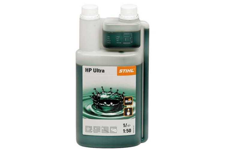 Масло синтетическое HP Ultra с дозатором (1 л) для двухтактных двигателей Stihl 07813198061