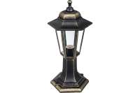 Напольный светильник-фонарь APEYRON бронза 6-гранный прозрачное стекло 11-97БР
