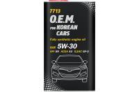 Синтетическое моторное масло MANNOL O.E.M. FOR KOREAN CARS 5W-30 Metal, 4 л 7030