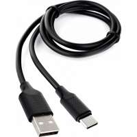 Кабель USB 2.0 Cablexpert, AM/Type-C, издание Classic 0.2, длина 1м, черный CCB-USB2-AMCMO2-1MB