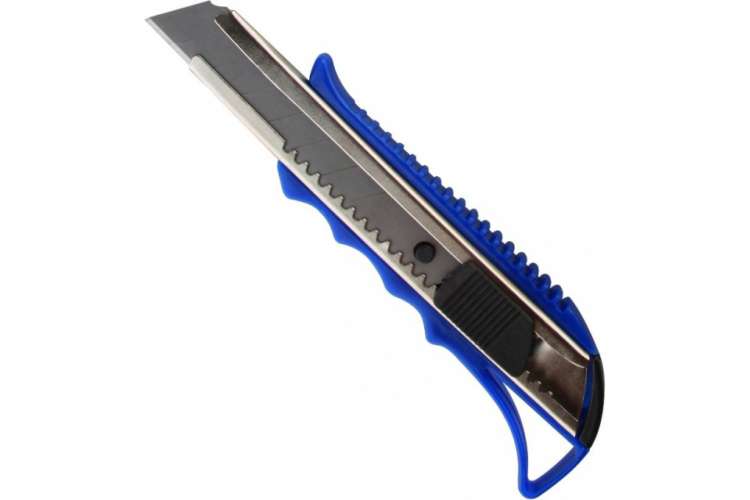 Канцелярский нож Attache 18 мм  с фиксатором и металлическими направляющими 954213