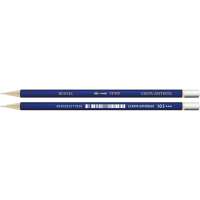 Заточенный акварельный карандаш Vista-Artista 105 Белила китайские, Chinese white, упаковка 6 шт 611343