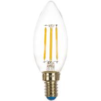 Диммируемая светодиодная лампа Uniel Форма свеча Серия Air LED-C35-5W/NW/E14/CL/DIM GLA01TR UL-00002862