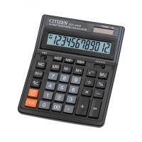 Настольный калькулятор Citizen 12 разрядов, двойное питание, 153х199х31 мм, черный SDC-444S