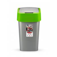 Контейнер для мусора CURVER FLIP BIN 25 л, зеленый 02171-P80-00