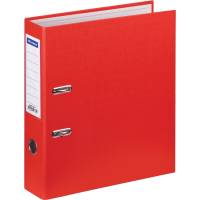 Папка-регистратор OfficeSpace 70 мм, бумвинил, с карманом на корешке, красная 162578