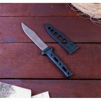 Туристический нож СИМАЛЕНД Агне в ножнах из пластика, лезвие 12 см 4411916