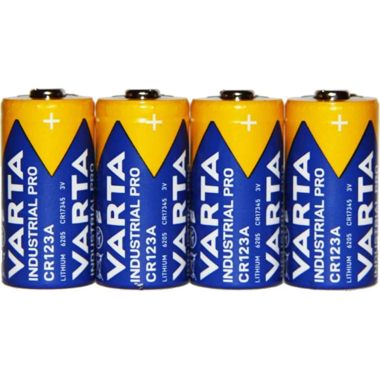 Батарейка Varta INDUSTRIAL PRO CR123A Shrink 4 Lithium 3V (4/1000) 06205101511