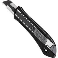 Канцелярский  нож STARTUL выдвижной 18 мм Black Line ST0923