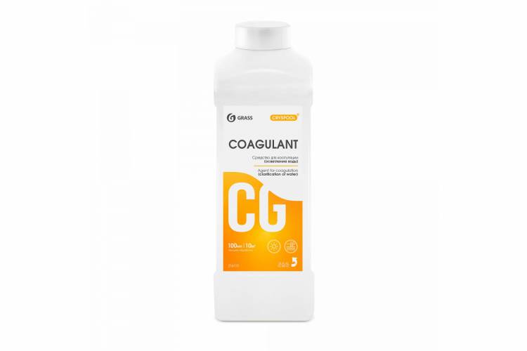 Средство для коагуляции осветления воды Grass CRYSPOOL Coagulant канистра 1л 150004