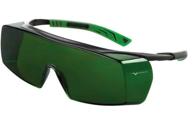Открытые защитные очки UNIVET с боковой защитой, покрытие AS 5X7.01.11.30