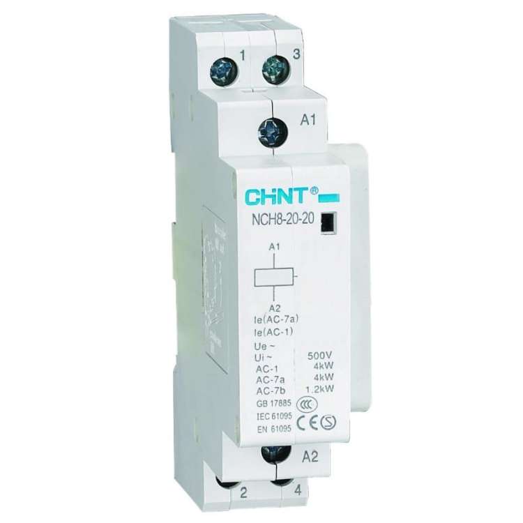 Модульный контактор CHINT NCH8-20/02 20A 2НЗ AC 220/230В 50Гц 256053