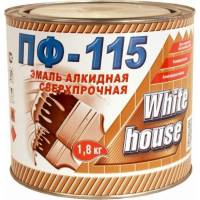 Эмаль White House ПФ-115 (салатная; 1.8 кг) 15231