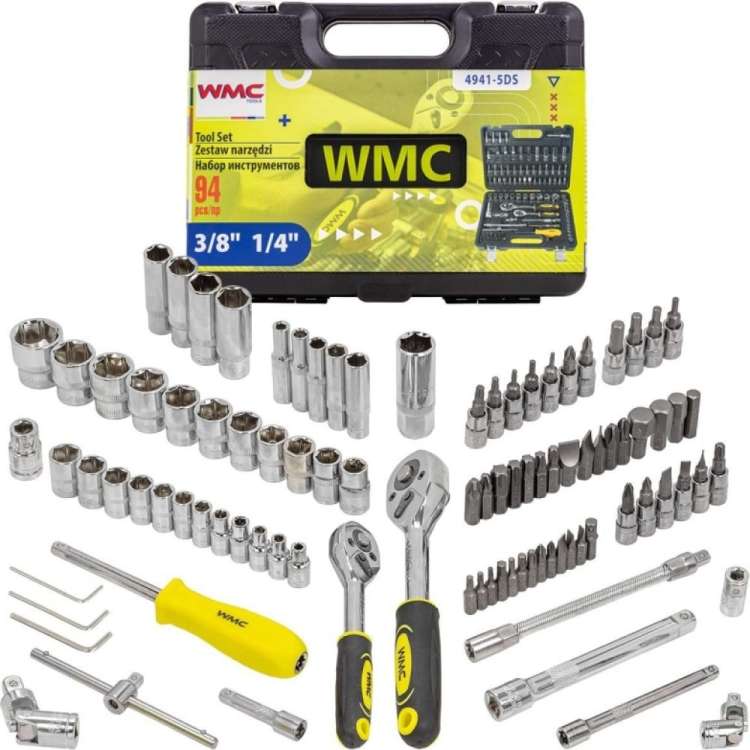 Набор инструментов WMC TOOLS 94 предметов WMC-4941-5DS-м(52709)