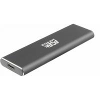 Внешний корпус AgeStar USB 3.1 Type-C M.2 NVME (M-key), алюминий, серый, 31UBNV1C (GRAY)