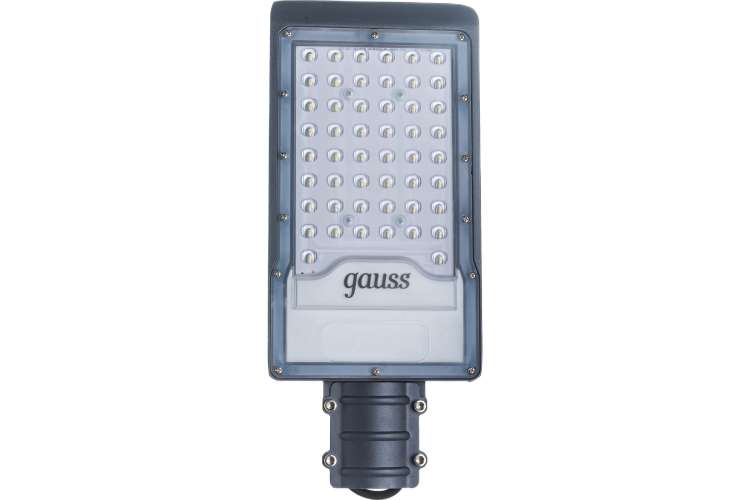 Уличный светильник GAUSS Avenue 50W 5000lm 5000K 190-250V IP65 355х155х57мм черный LED 1/10 629534350