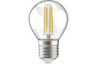 Лампа IEK серия 360, LED, G45, шар прозрачный, 7вт, 230В, 3000К, E27 LLF-G45-7-230-30-E27-CL