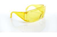 Защитные открытые поликарбонатные очки ЕЛАНПЛАСТ желтые ОЧК305KN (О-13012KN)
