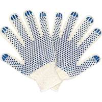 Трикотажные перчатки с ПВХ ПРОМПЕРЧАТКИ 4 нити, 10 класс, белые, 200 пар ПП-25000/200
