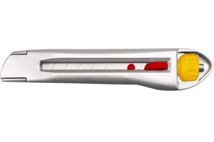 Нож с отламывающимся лезвием TOPEX в металлическом корпусе, 18 мм 17B103