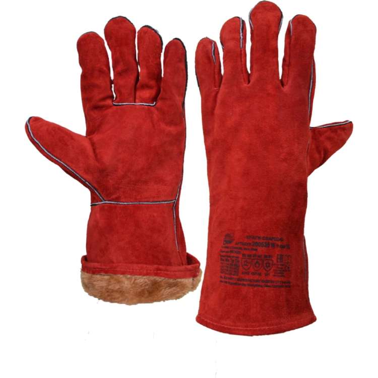 Зимние перчатки ARCTICUS 200535w, краги сварщика, от повышенных температур, размер 11 200535W-111