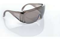 Защитные открытые поликарбонатные очки ЕЛАНПЛАСТ дымчатые ОЧК306KN (O-13013KN)