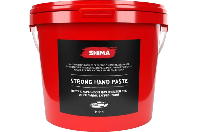 Паста для очистки рук с абразивом SHIMA DETAILER STRONG HAND PASTE 11 л 4603740920445