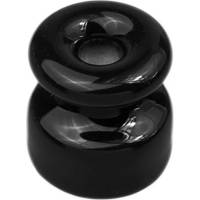 Изолятор для наружного монтажа Bironi R, керамика, цвет черный (50 шт/уп) R1-551-03-50