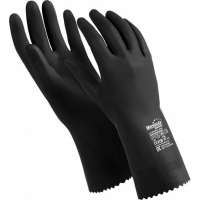 Ультратонкие перчатки MANIPULA КЩС-2, размер 8-8.5, черные L-U-032 605830