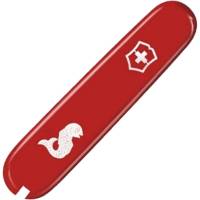 Передняя накладка для ножей Victorinox 91 мм, пластиковая, красная C.3672.3.10