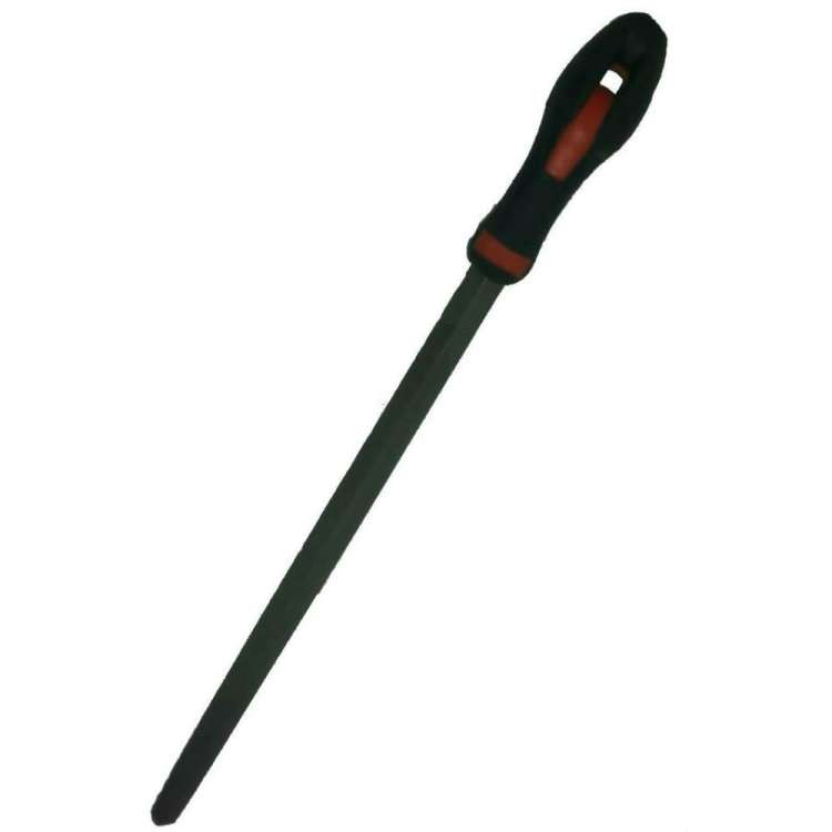 Квадратный напильник с ручкой PVC (200 мм, насечка №2 средняя) BAUM 3732200