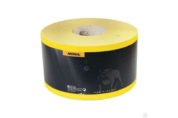 Шлифовальная шкурка Mirka на бумажной основе Mirox (115 ммx 50 м, P60) 1651100160