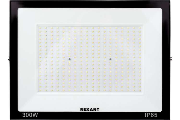 Светодиодный прожектор REXANT LED 300 Вт 24000 Лм 6500 K черный корпус 605-030