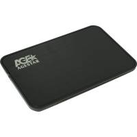 Внешний корпус AgeStar USB 2.0 2,5" SATA, сталь+пластик,черн,безвинт.констр, SUB2A8 (BLACK)