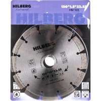 Диск алмазный отрезной сегментный Hard Materials Laser (150x22.23 мм) Hilberg HM103