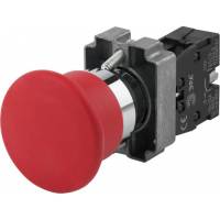 Кнопка управления ЭРА LAY5-BC41 Грибок, красная, 1з, 20/200/3200 Б0045642