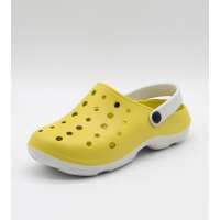 Туфли прогулочные двухцветные женские OYO 2D.TF.L желтый/серый р.39