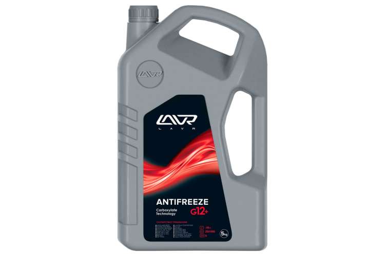 Охлаждающая жидкость Lavr ANTIFREEZE -45 G12+ 5 кг Ln1710