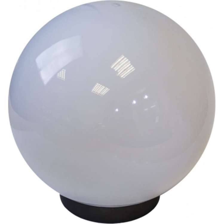 Садово-парковый светильник ЭРА шар, белый, D400mm, Е27 НТУ 01150401 Б0048739