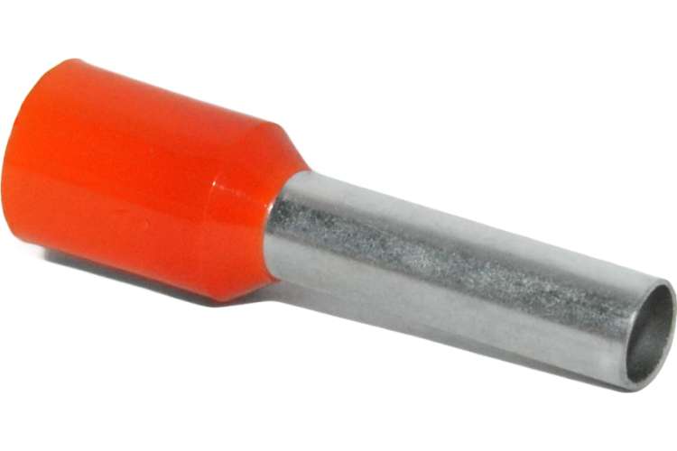 Штыревой втулочный изолированный наконечник KLR KTE 4-12 4mm2/L=12mm/Оранжевый 1040120